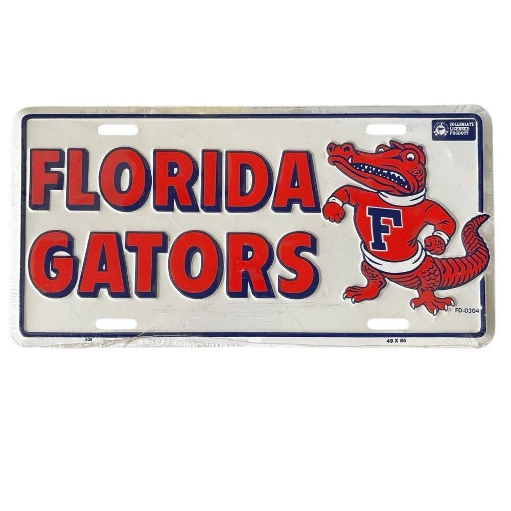 Florida Gators Vintage License Plate FD-0304 *NOS*